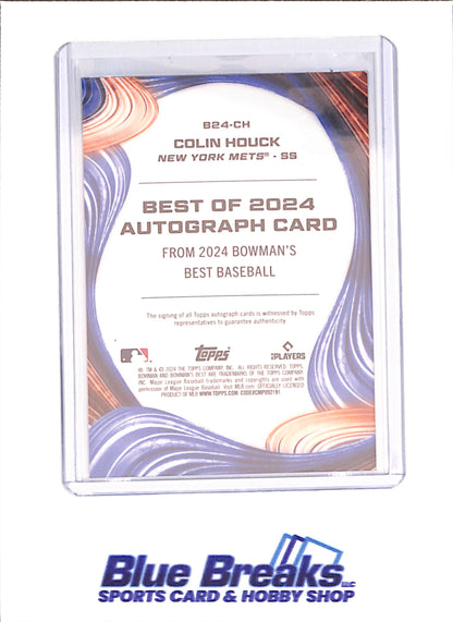 2024 Bowman's Best - Colin Houck - Autograph - New York Mets - Baseball - #B24-CH