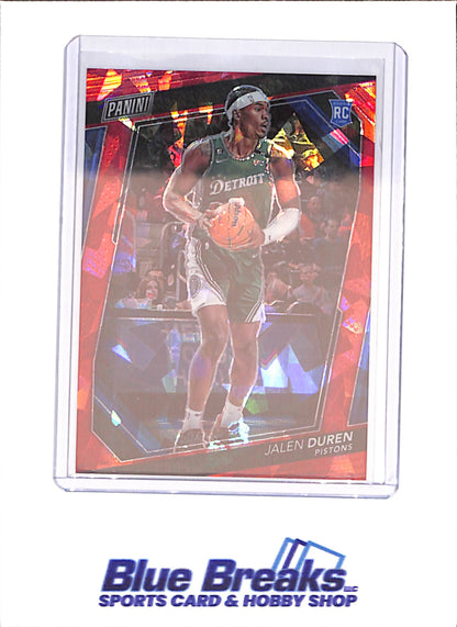 2023 Panini VIP - Jalen Duren - 30/199 - RC - Red - Detroit Pistons - Basketball - #RC12