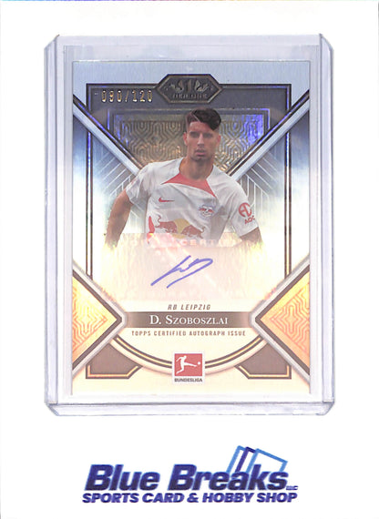 2022-2023 Topps Tier 1 Bundesliga - Dominik Szoboszlai - Certified Young Gold Autograph - 90/120 - RB Leipzig - Soccer - #YGA-DSZ