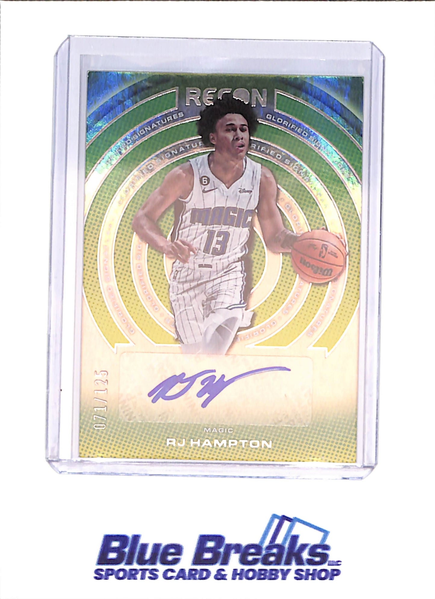 2022-23 Panini Recon - RJ Hampton - Autograph - 71/125 -  Orlando Magic - Basketball - #GS-RJH
