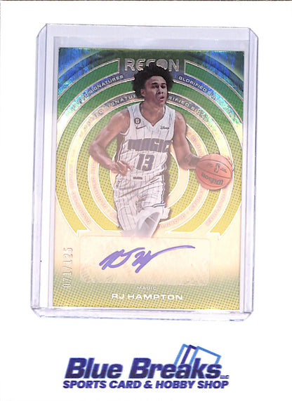 2022-23 Panini Recon - RJ Hampton - Autograph - 71/125 -  Orlando Magic - Basketball - #GS-RJH