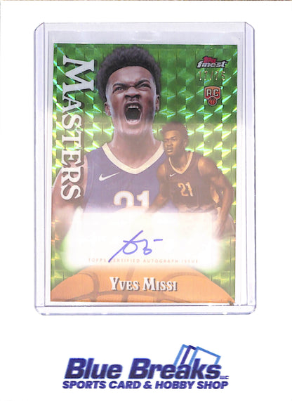 2025 Topps Finest Basketball - Yves Missi -RC - Autograph - 17/75 -  New Orleans Pelicans - Basketball - #MA-YM