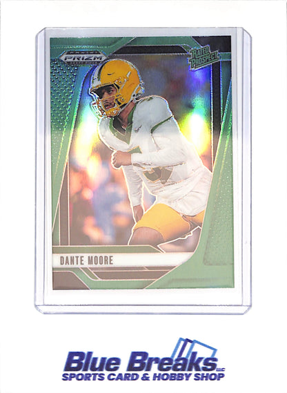 2025 Panini Prizm Draft Picks - Dante Moore - Rated Prospect Green - Oregon Ducks - Football - #164