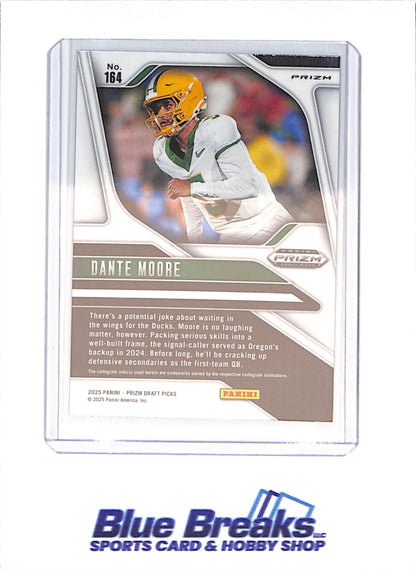 2025 Panini Prizm Draft Picks - Dante Moore - Rated Prospect Green - Oregon Ducks - Football - #164