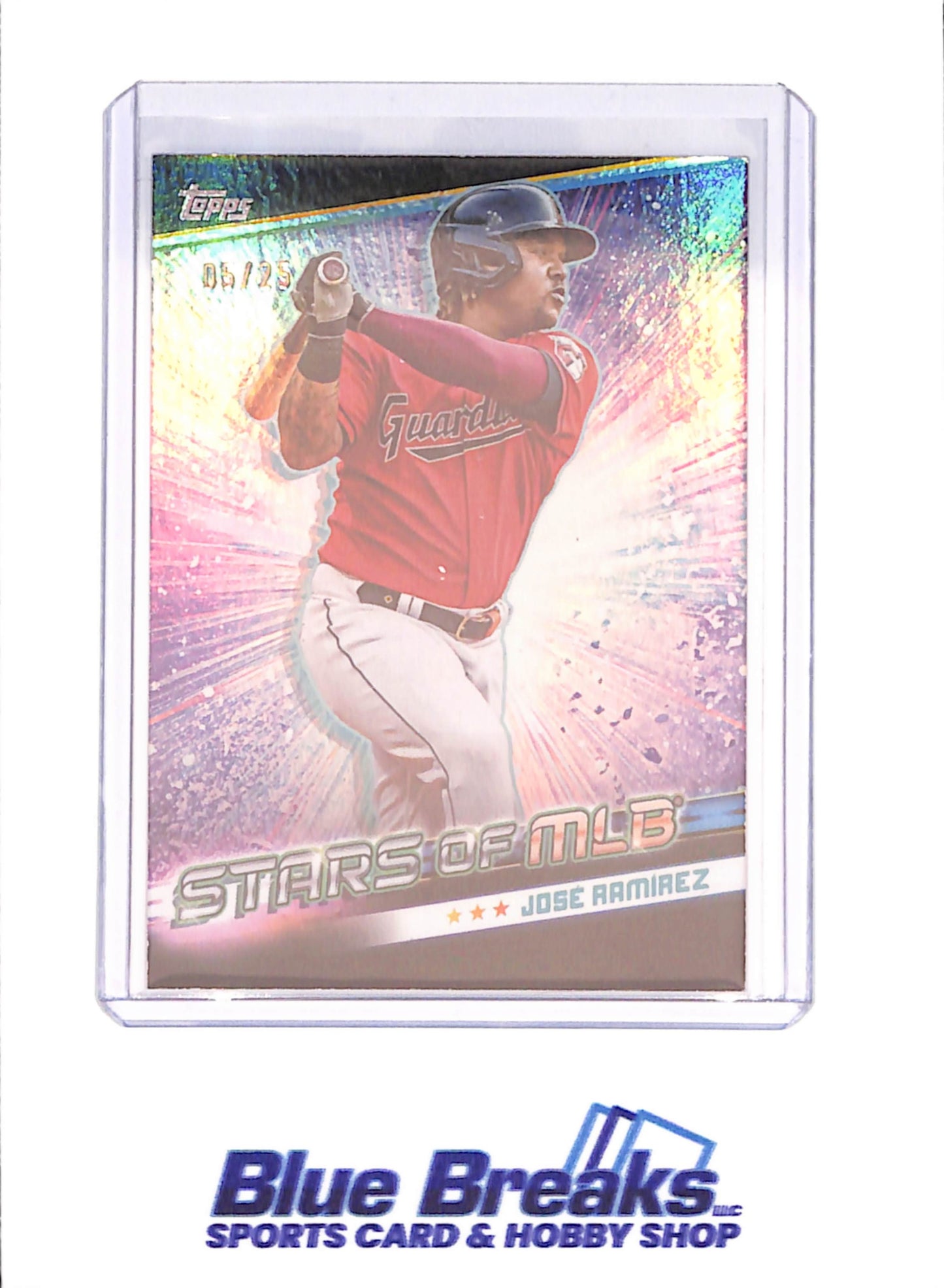 2024 Topps - Jose Ramirez - Stars of MLB - 5/25 - Cleveland Guardians - Baseball - #SMLB-51