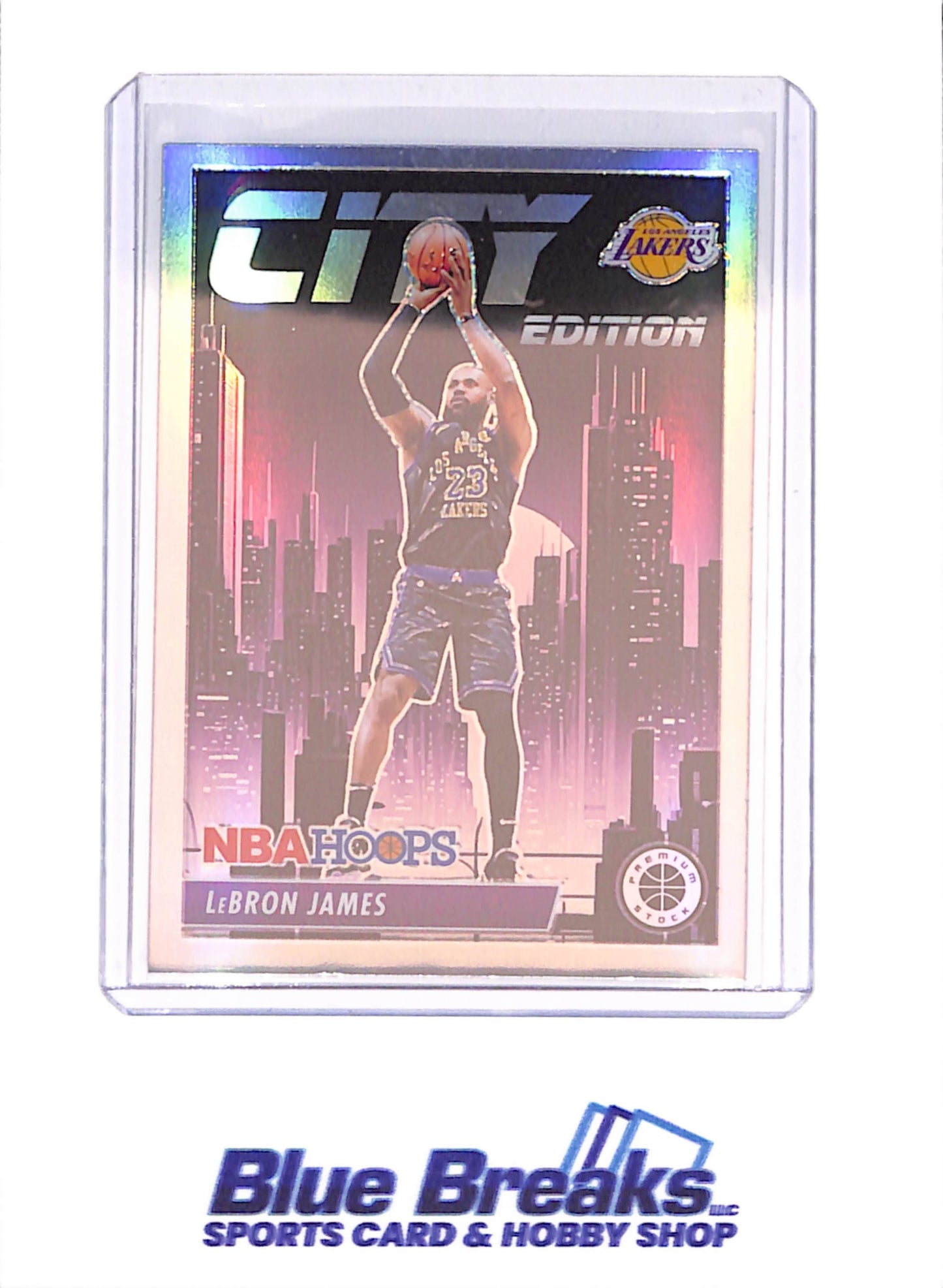 2023-24 Panini NBA Hoops - LeBron James - City Edition - Los Angeles Lakers - Basketball - #15