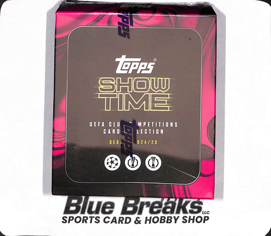 2024/25 Topps Show Time UEFA Club Competitions - London Card Show Exclusive - Soccer - Sealed Wax