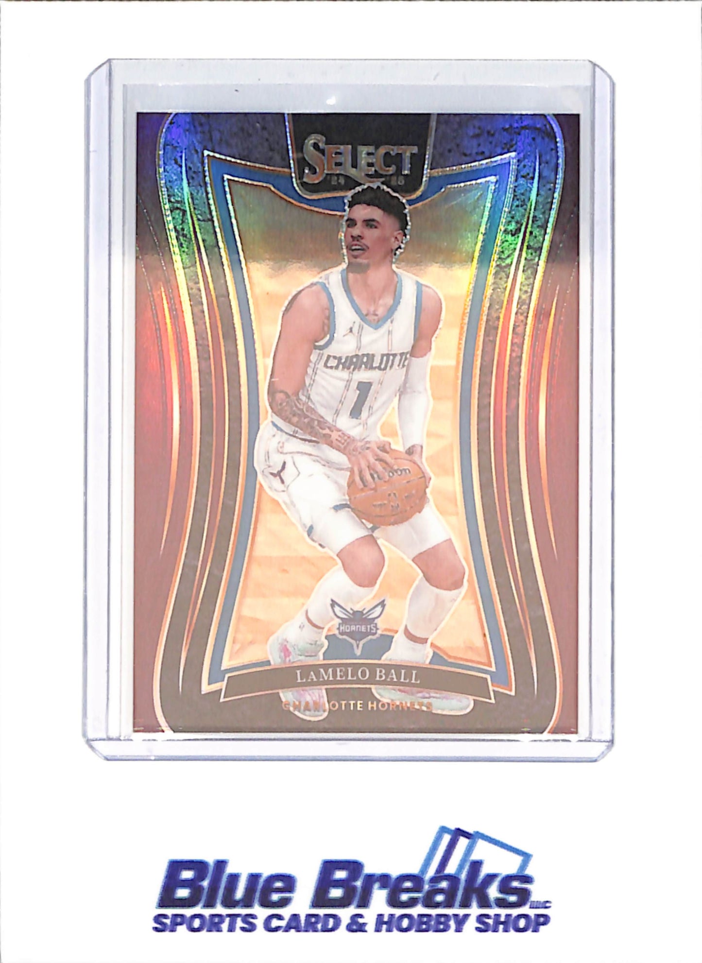 2024-25 Panini Select - LaMelo Ball - 58/85 -  Charlotte Hornets - Basketball - #316