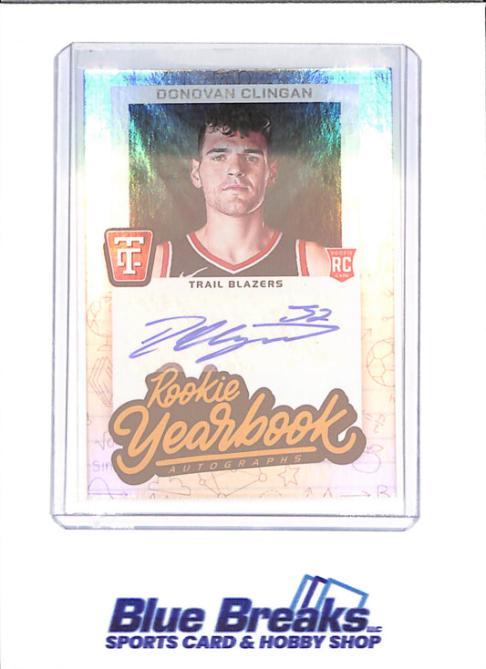 2024-25 Panini Totally Certified - Donovan Clingan - Rookie Yearbook Autograph - Portland Trail Blazers - Basketball - #RYA-DON