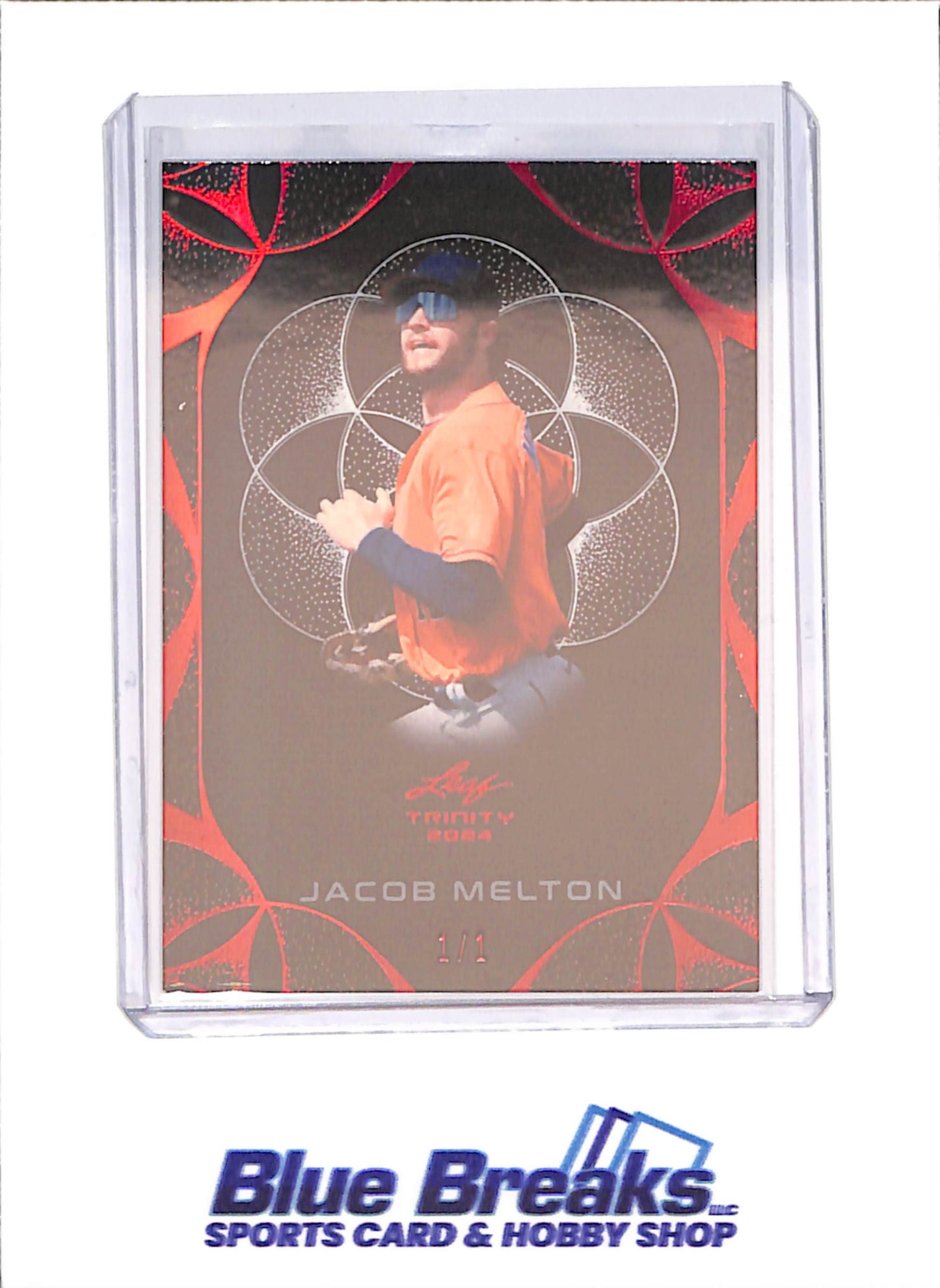 2024 Leaf Trinity - Jacob Melton - 1/1 - Red - Houston Astros - Baseball - #101