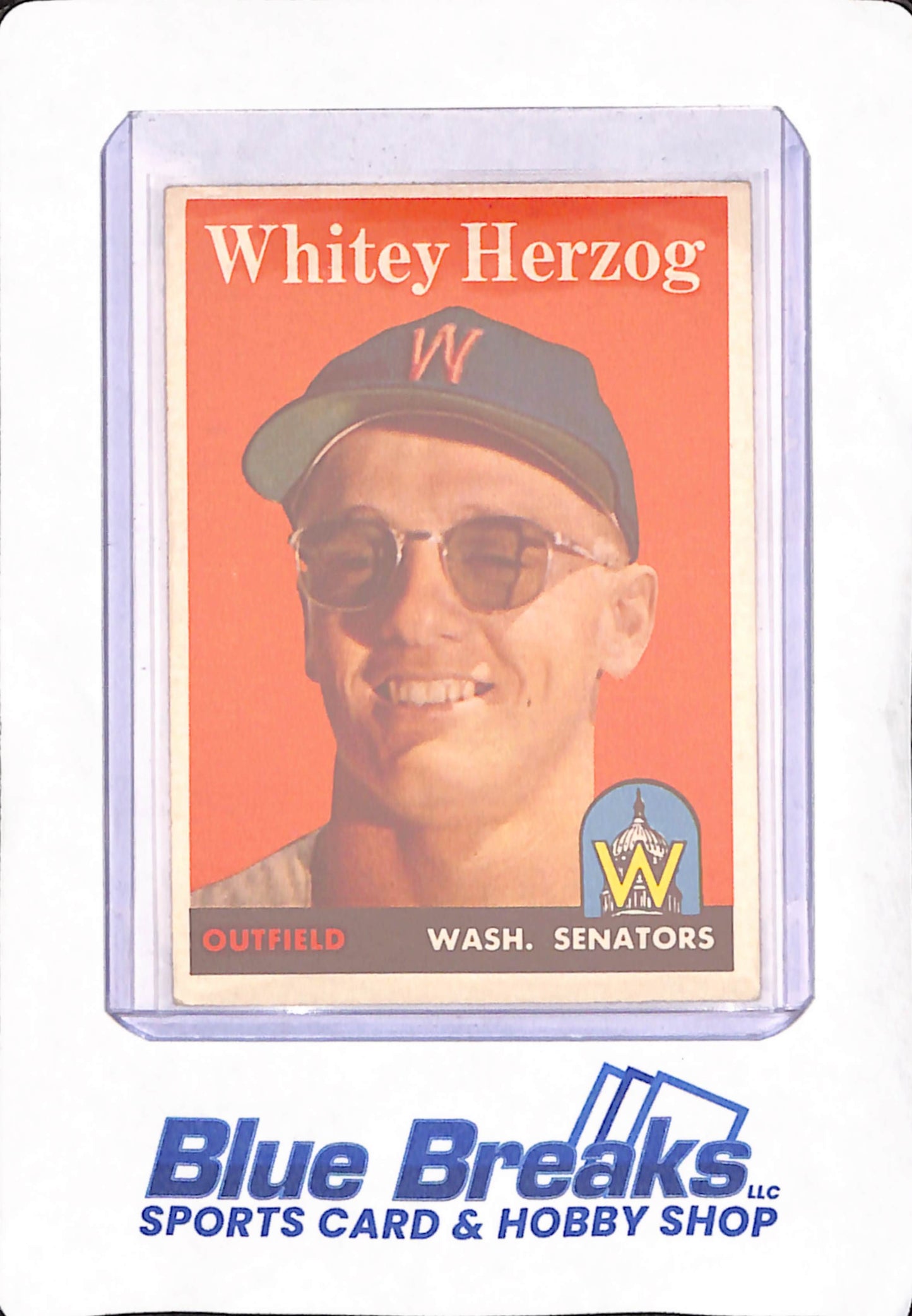 1958 Topps - Whitey Herzog - Washington Senators - Baseball - #438