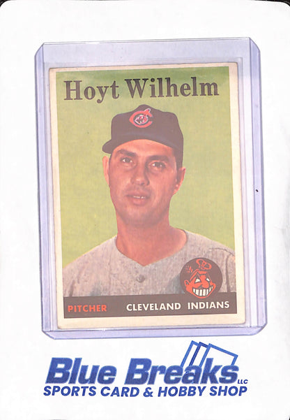 1958 Topps - Hoyt Wilhelm - Cleveland Indians - Baseball - #324
