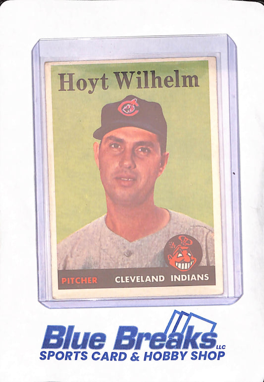 1958 Topps - Hoyt Wilhelm - Cleveland Indians - Baseball - #324