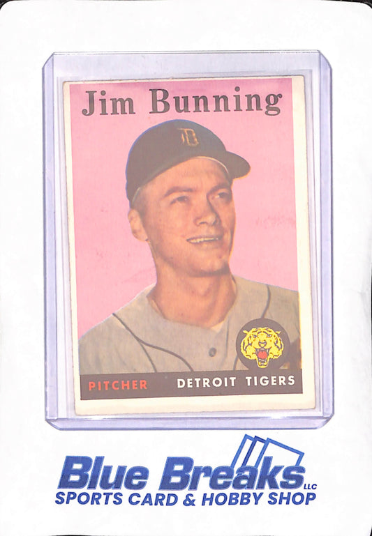 1958 Topps - Jim Bunning - Detroit Tigers - Baseball - #115