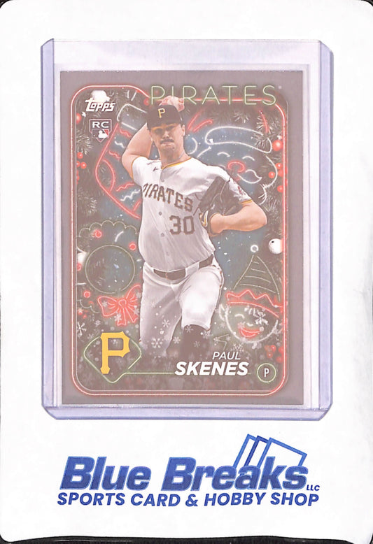 2024 Topps Holiday - Paul Skenes - Pittsburgh Pirates - Baseball - RC - #H165