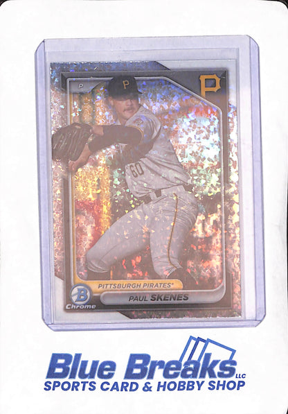 2024 Bowman Chrome - Paul Skenes - Pittsburgh Pirates - Baseball - Speckle - #BCP-125