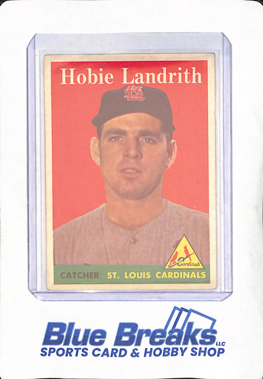 1958 Topps - Hobie Landrith - St. Louis Cardinals - Baseball - #24