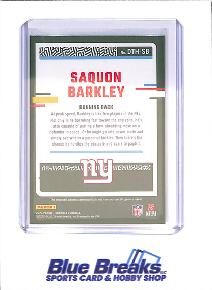 2023 Panini Donruss - Saquon Barkley - Threads - New York Giants - Football - #DTH-SB