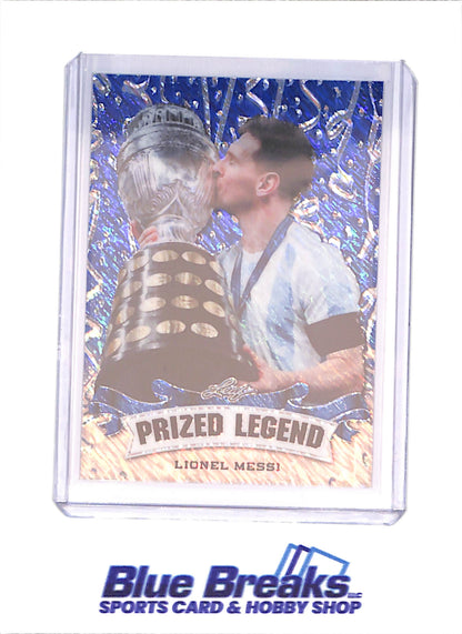 2024 Leaf - Lionel Messi - Prized Legend - 1/20 - Barcelona - Soccer - #PL-17