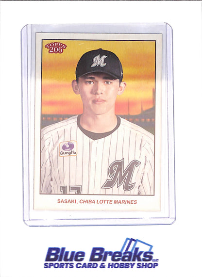 2024 Topps 206 NPB - Roki Sasaki - Chiba Lotte Marines - Japanese Baseball - Baseball - #146