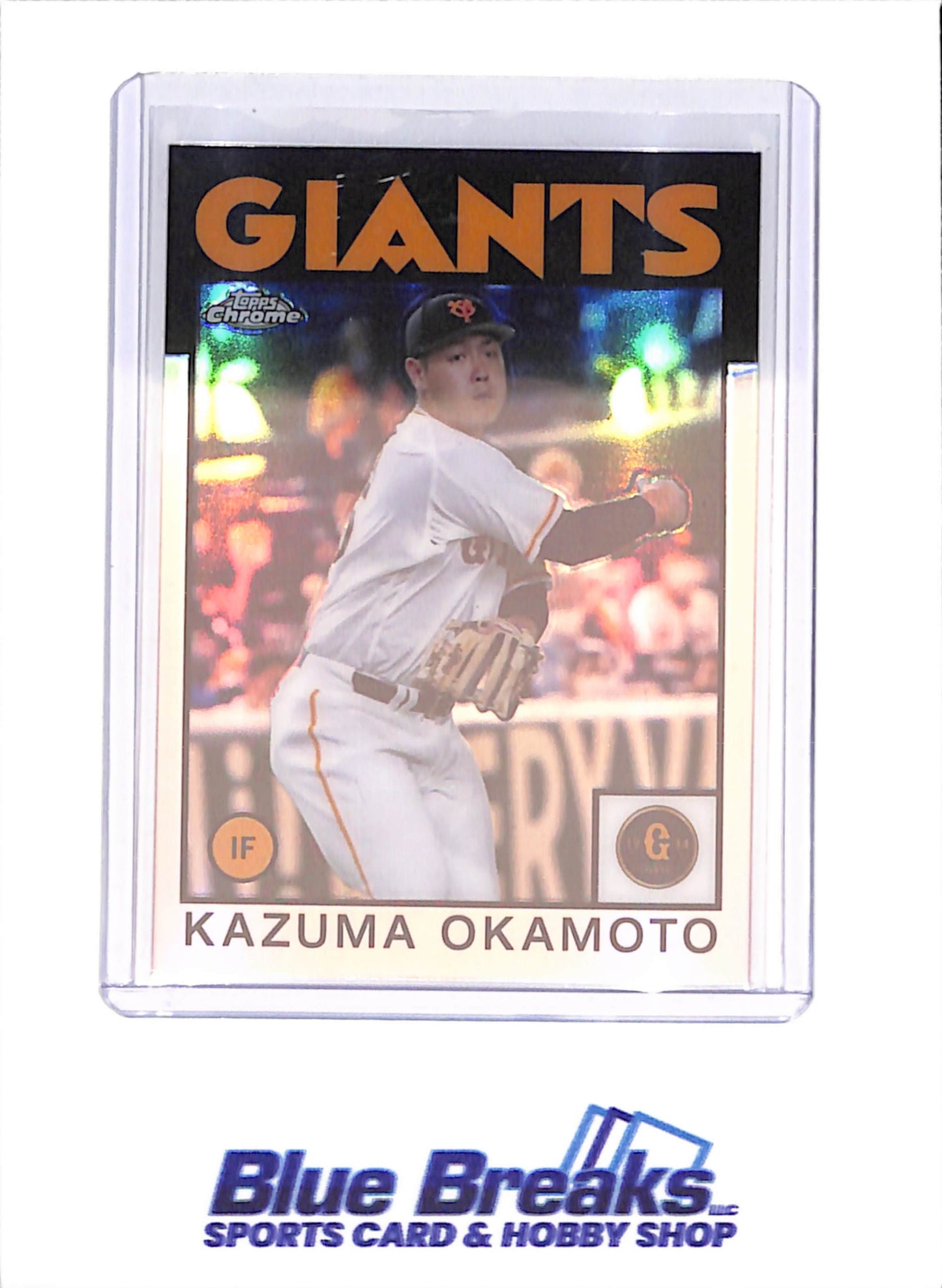 2021 Topps Chrome NPB - Kamuma Okamoto - Yomiuri Giants - Japanese Baseball - Baseball - #86-KO