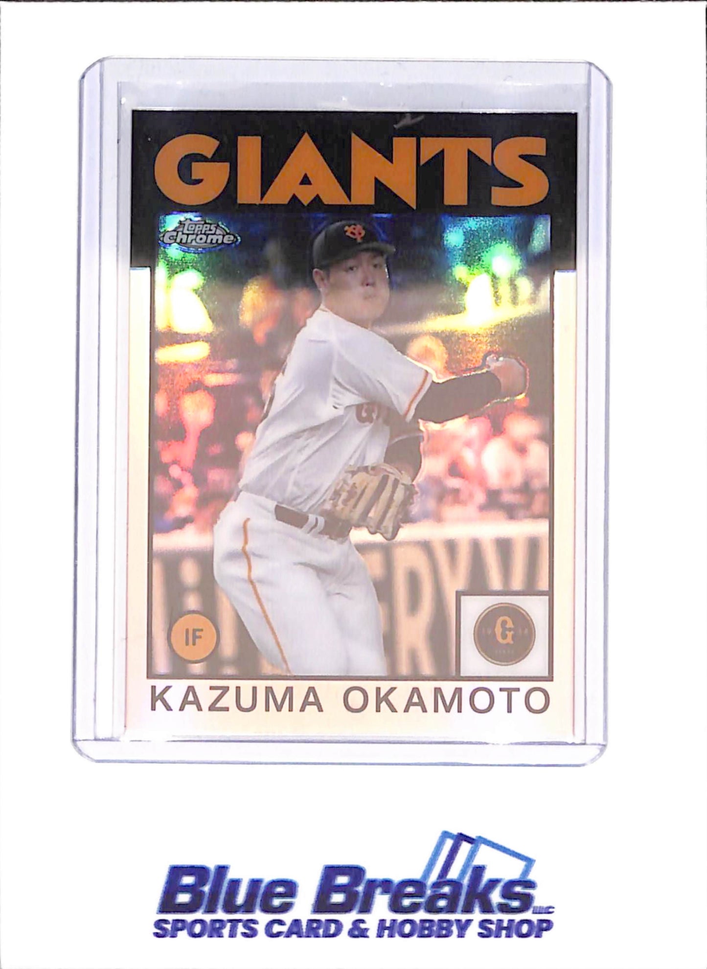 2021 Topps Chrome NPB - Kamuma Okamoto - Yomiuri Giants - Japanese Baseball - Baseball - #86-KO