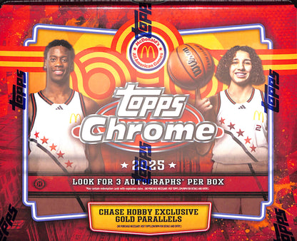 2025 Topps Chrome McDonald's All-American Basketball Hobby Box - Sealed Wax