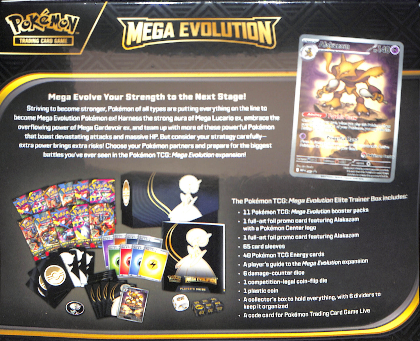 Pokemon - Mega Evolution Pokemon Center Elite Trainer Box - Mega Gardevoir - Sealed Wax
