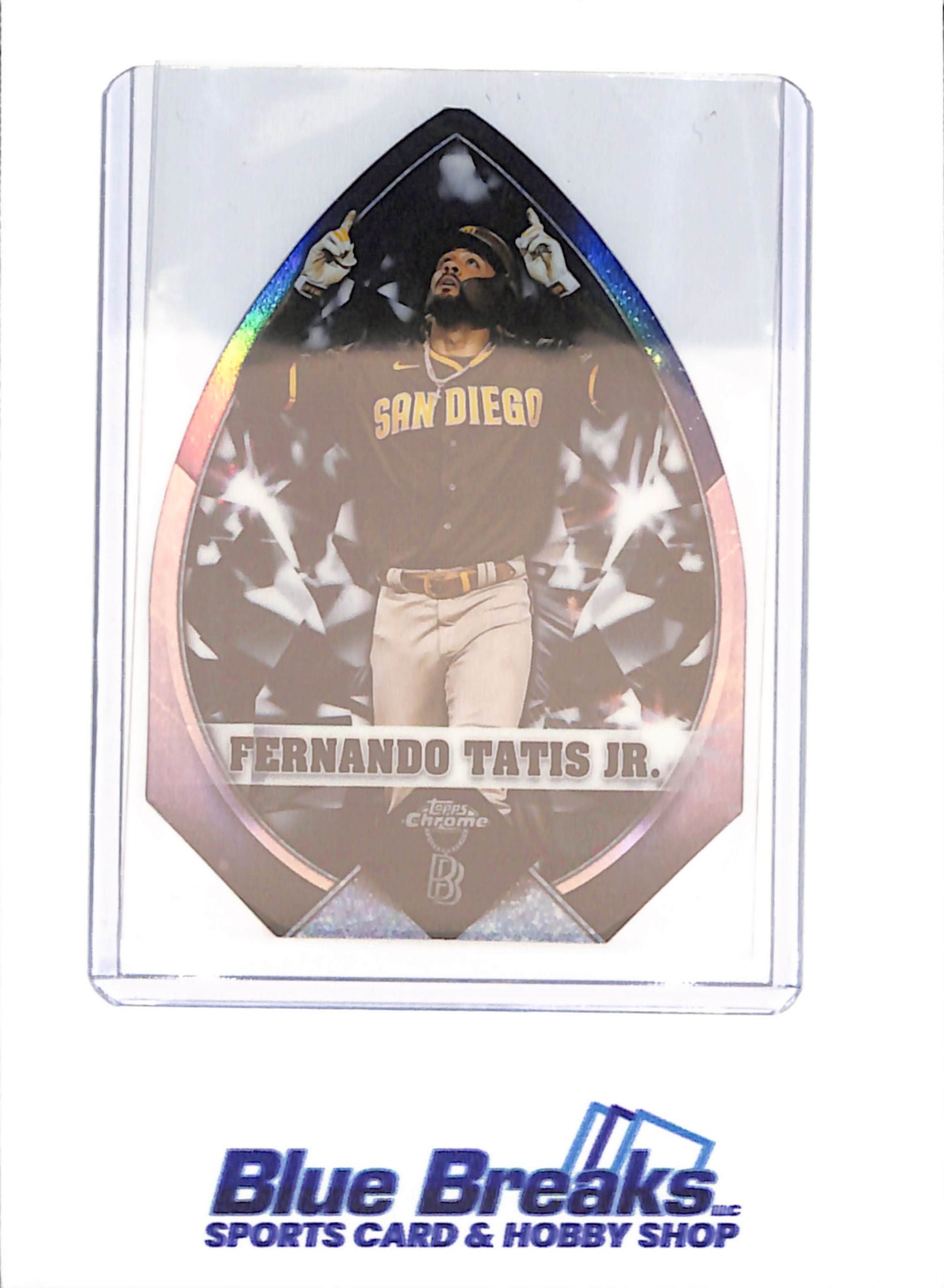 2022 Topps Chrome Ben Baller - Fernando Tatis Jr - Die-Cut - San Diego Padres - Baseball - #BBDC-14