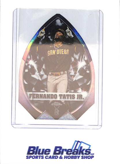 2022 Topps Chrome Ben Baller - Fernando Tatis Jr - Die-Cut - San Diego Padres - Baseball - #BBDC-14