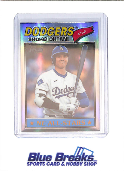 2026 Topps Heritage - Shohei Ohtani - Chrome Refractor - Los Angeles Dodgers - Baseball - #290