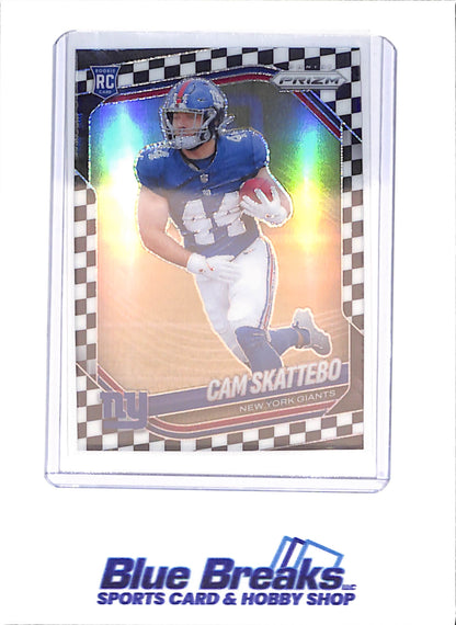2025 Panini Prizm - Cam Skattebo - RC - Checkerboard - New York Giants - Football - #363