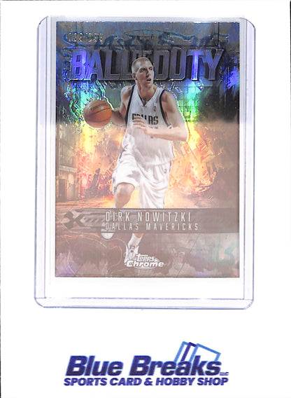 2025 Topps Chrome - Dirk Nowitzki - Ball of Duty - 39/299 - Dallas Mavericks - Basketball - #BD-17