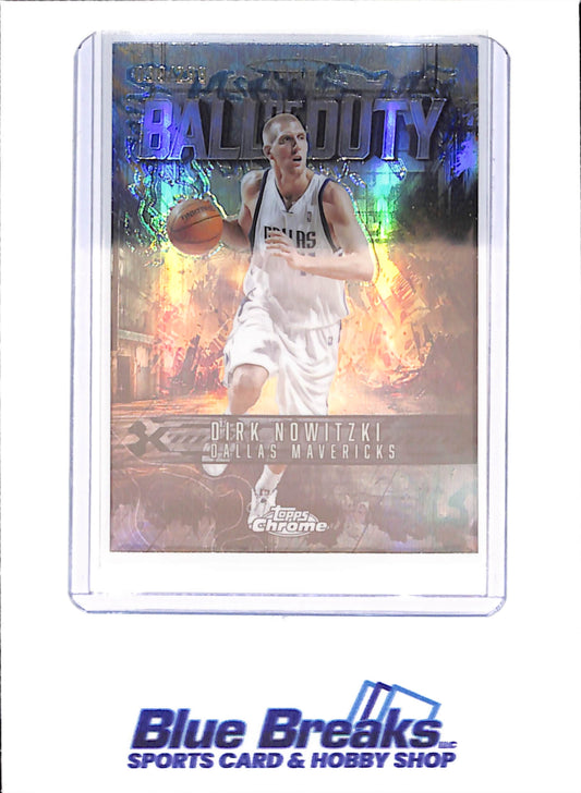 2025 Topps Chrome - Dirk Nowitzki - Ball of Duty - 39/299 - Dallas Mavericks - Basketball - #BD-17