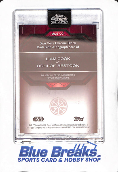 2024 Topps Chrome Black - Liam Cook as Chi of Bestoon - Autograph - Star Wars - #ADS-CO