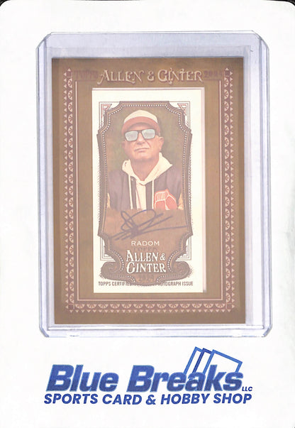 2024 Topps Allen & Ginter - Todd Radom - Mini Framed Autograph - Graphic Designer - #MA-TRA