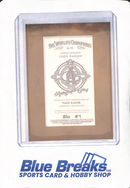 2024 Topps Allen & Ginter - Todd Radom - Mini Framed Autograph - Graphic Designer - #MA-TRA