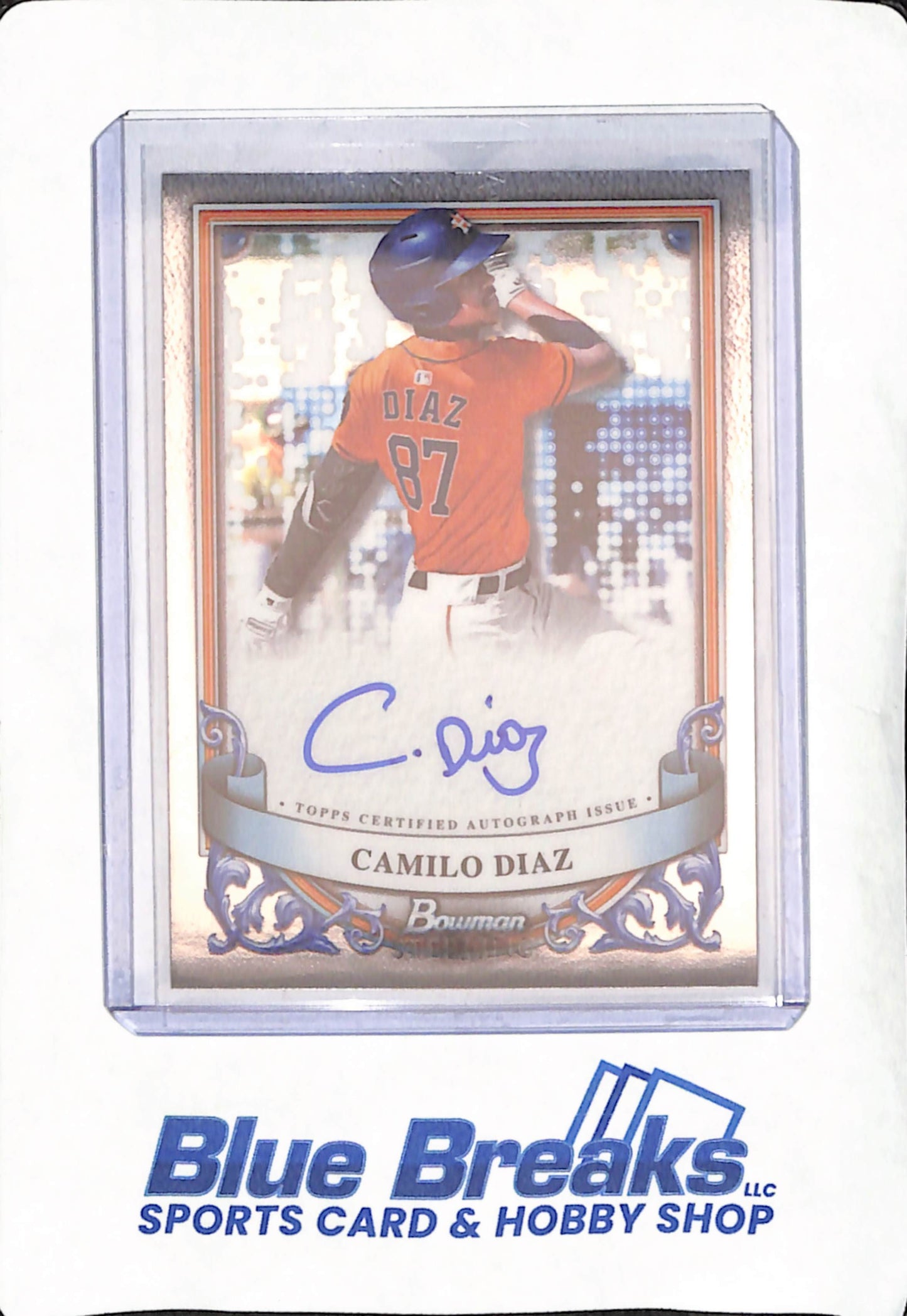2024 Bowman Sterling - Camilo Diaz - Autograph - Houston Astros - Baseball - #PA-CD