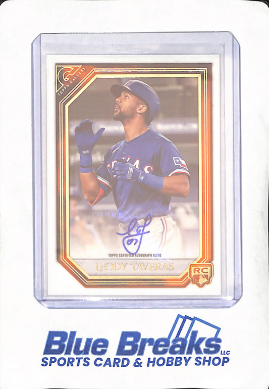 2021 Topps Gallery - Leody Taveras - Autograph - Texas Rangers - Baseball - 15/25 - RC -#RA-LT