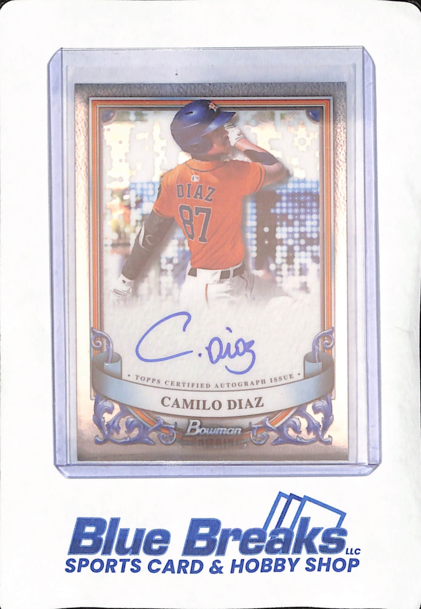 2024 Bowman Sterling - Camilo Diaz - Autograph - Houston Astros - Baseball - #PA-CD
