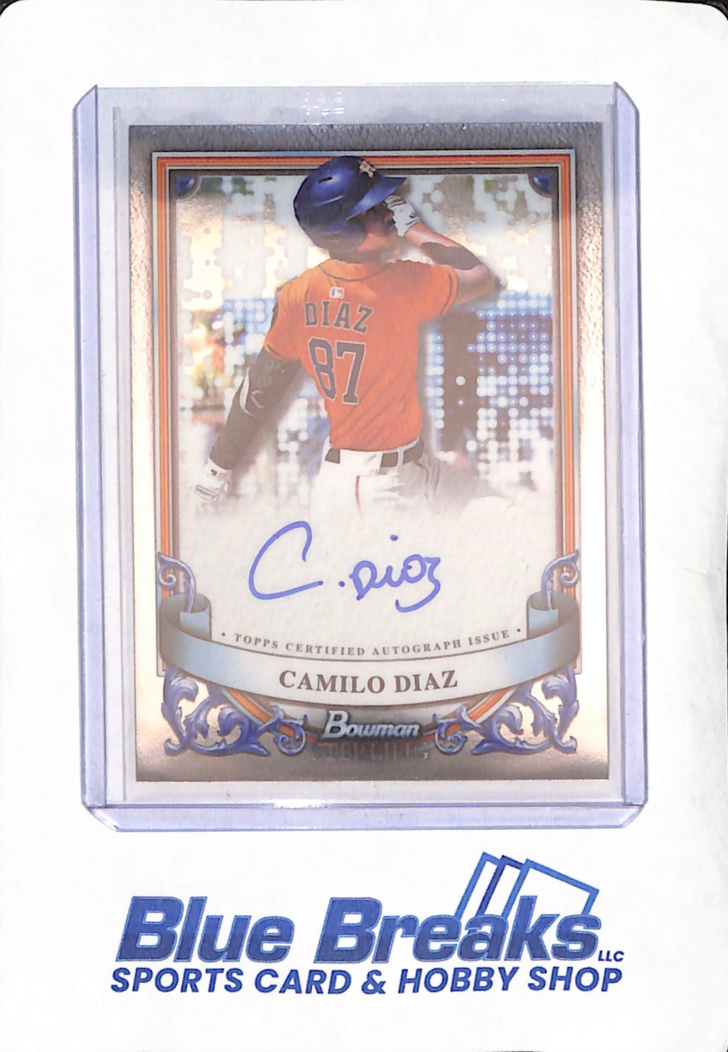 2024 Bowman Sterling - Camilo Diaz - Autograph - Houston Astros - Baseball - #PA-CD