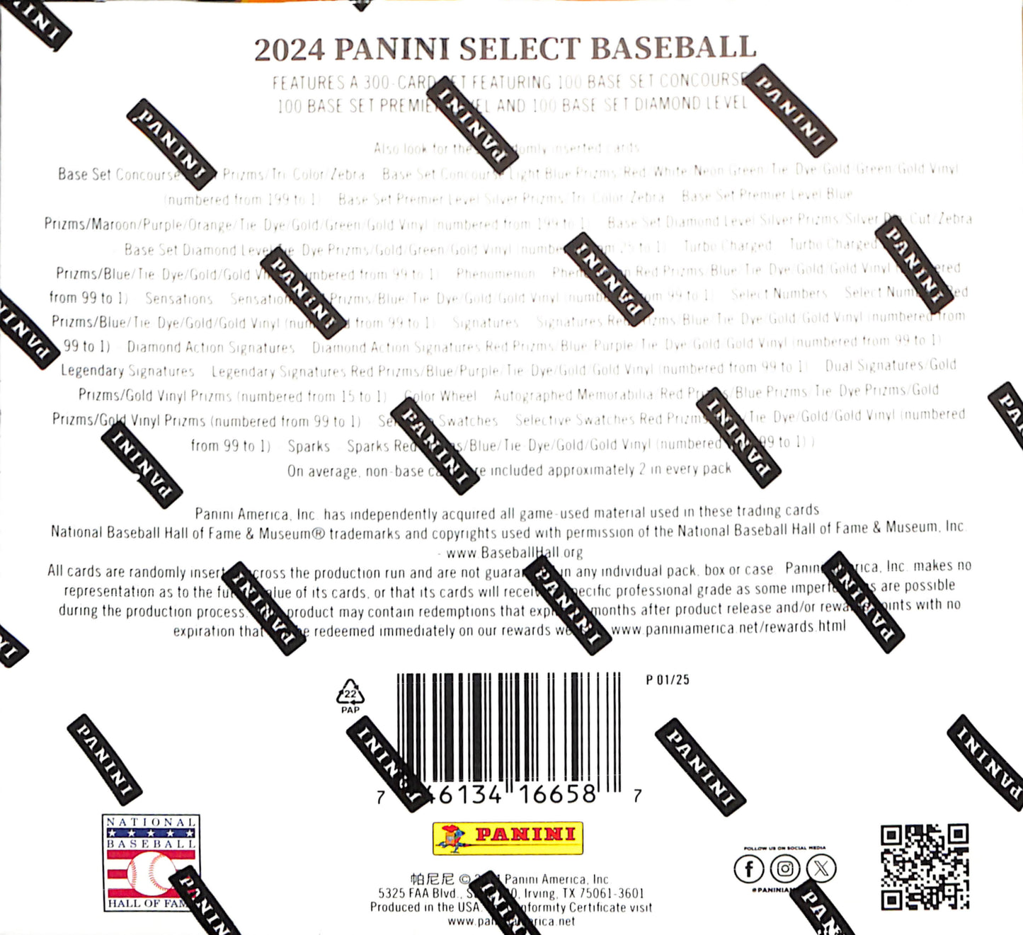 2024 Panini Select Hobby - Hobby Box - Baseball - Sealed Wax