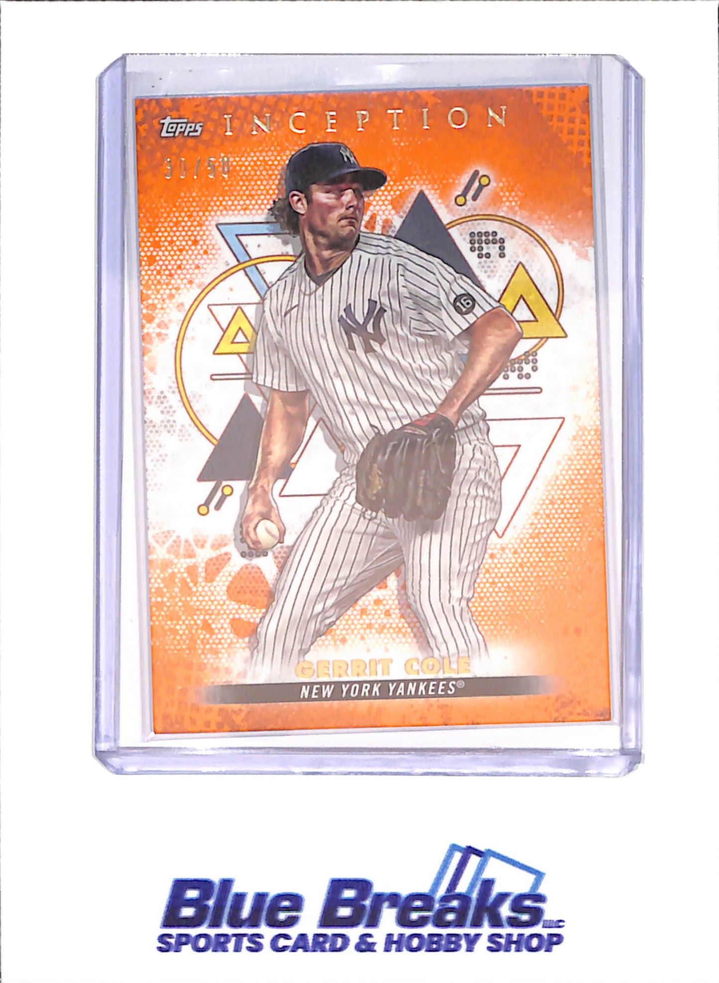 2022 Topps Inception - Gerri Cole - 30/50 - Orange - New York Yankees - Baseball - #11