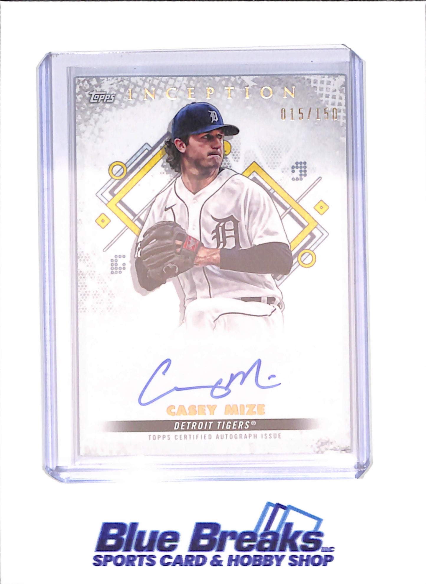 2022 Topps Inception - Casey Mize - Autograph - 15150 - Detroit Tigers - Baseball - #BRES-CM