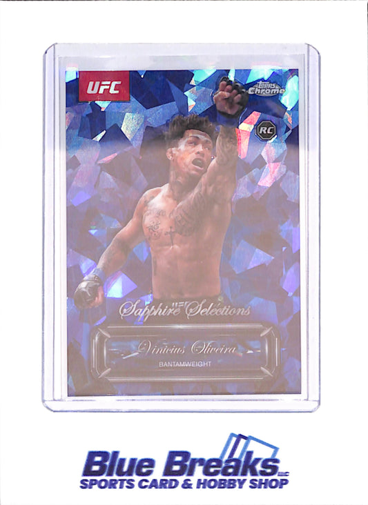 2025 Topps Chrome Sapphire - Vinicius Oliveira - RC - Sapphire Selections - UFC - #SEL-3