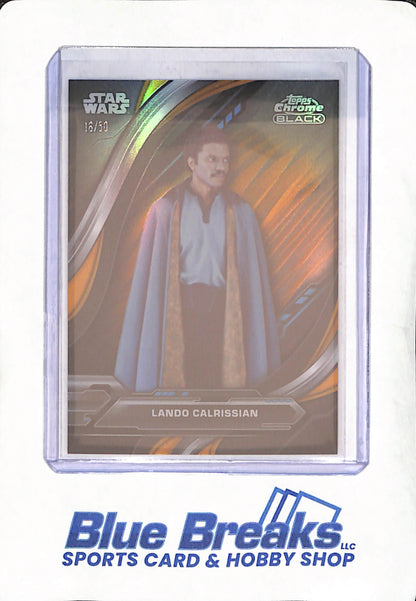 2024 Topps Chrome Black - Lando Calrissian - Star Wars - 16/50 - #46