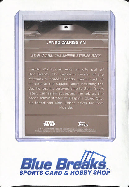 2024 Topps Chrome Black - Lando Calrissian - Star Wars - 16/50 - #46