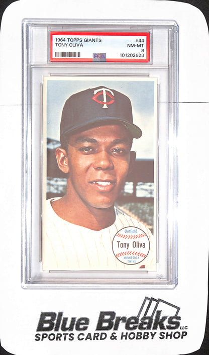 1964 Topps Giants - Tony Oliva - Minnesota Twins - Baseball - PSA 8 - #44