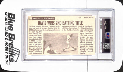 1964 Topps Giants - Tommy Davis - Los Angeles Dodgers - Baseball - PSA 7 - #43