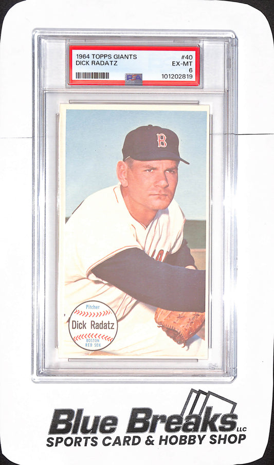 1964 Topps Giants - Dick Radatz - Boston Red Sox - Baseball - PSA 6 - #40